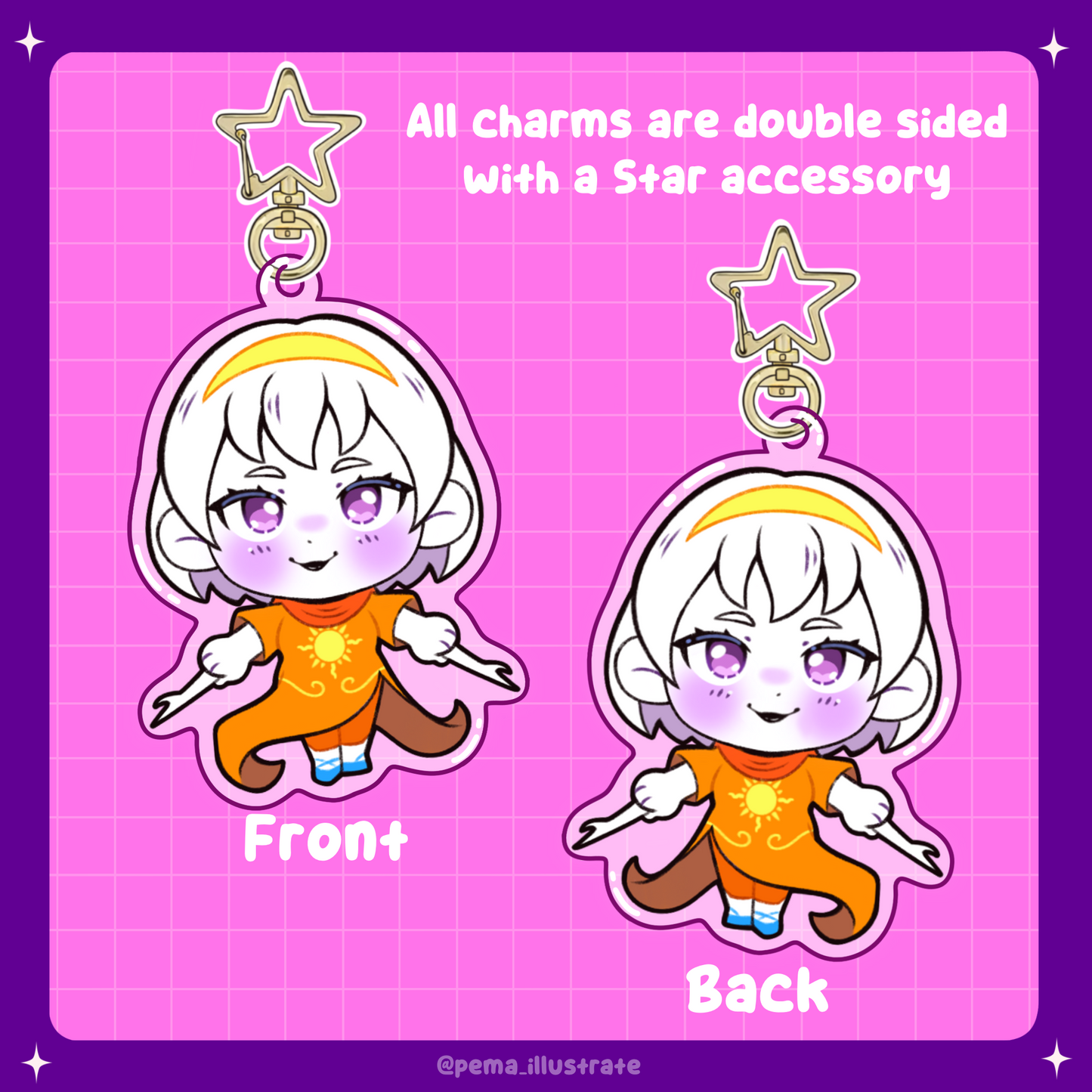 Chibi God Tier Keychains 3"