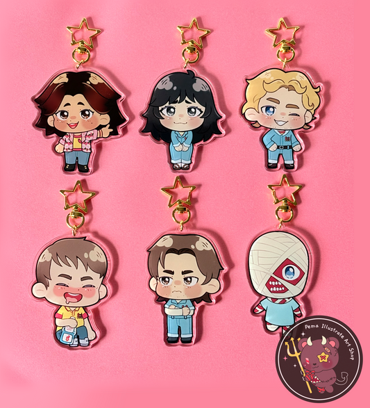 Chibi Tulpar Crew Keychains 3"