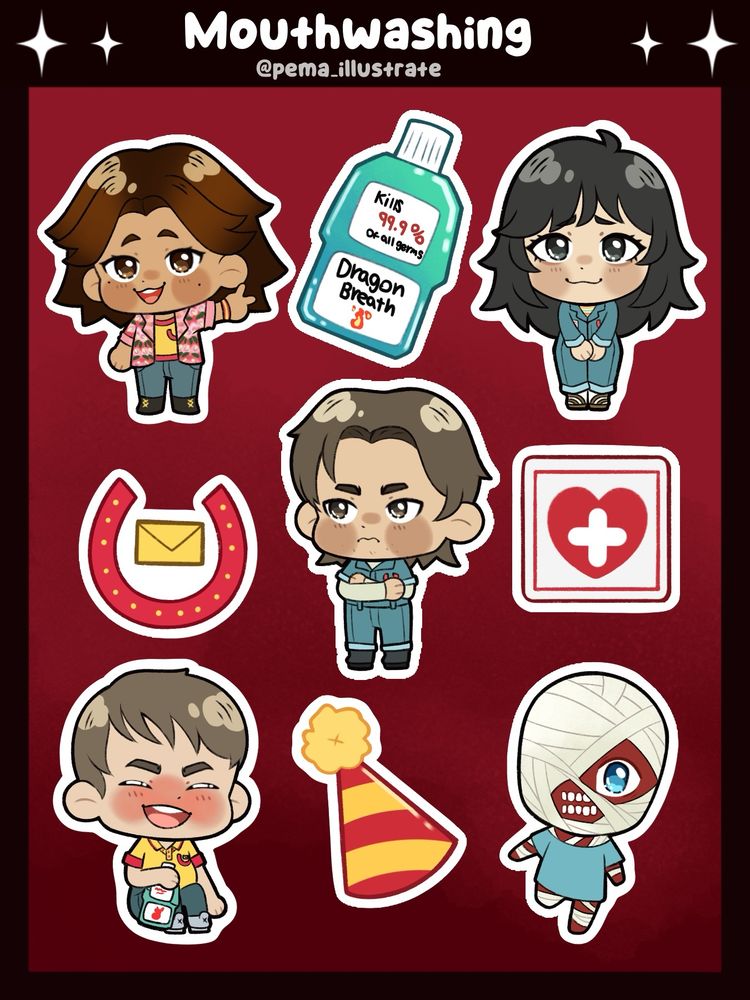 Tulpar Crew Sticker Sheet