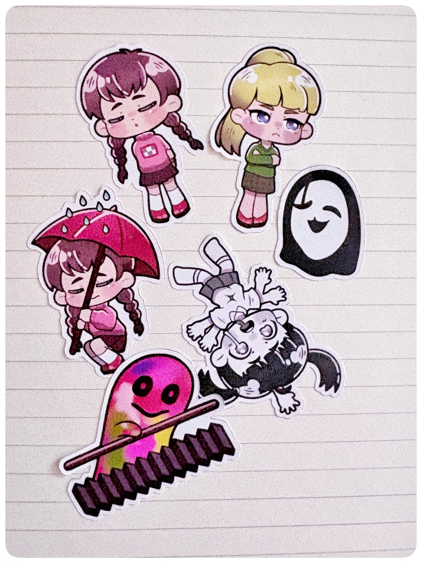 Yume Nikki Madotsuki Sticker Sheet (4x6")