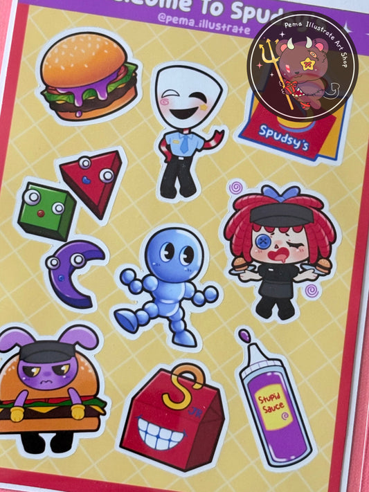 Welcome To Spudsy's Sticker Sheet